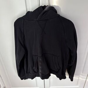 Athleta Black Hoodie Sweatshirt